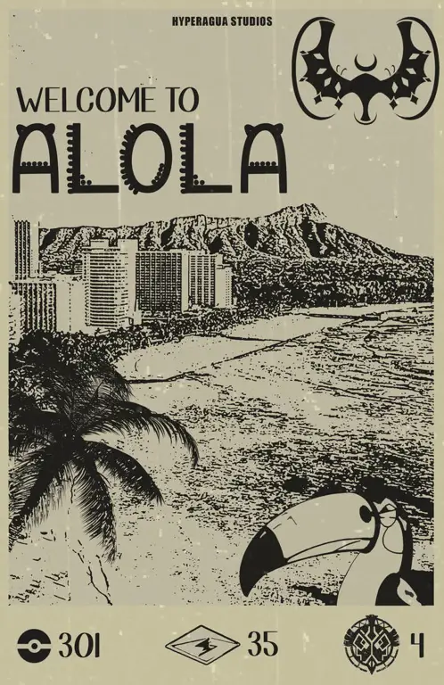 Keindahan Alam Alola Pemandangan indah di wilayah Alola