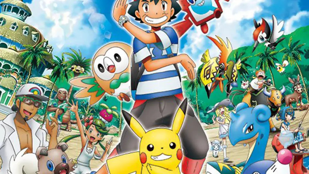 Keindahan alam region Alola dalam anime Pokemon Sun and Moon Pemandangan indah di region Alola