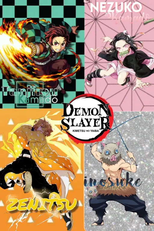 Demon Slayer: Kimetsu no Yaiba Poster anime Demon Slayer