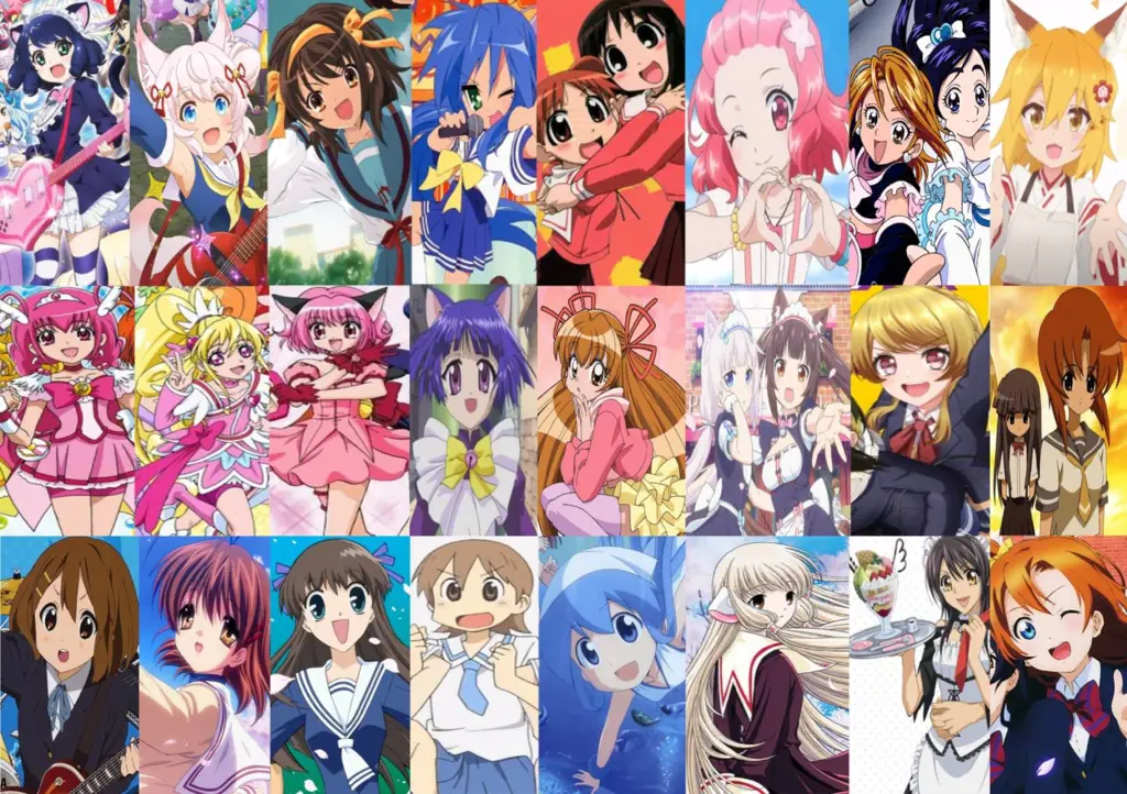 Anime Terbaru 2019 Kumpulan karakter anime dari berbagai judul anime tahun 2019