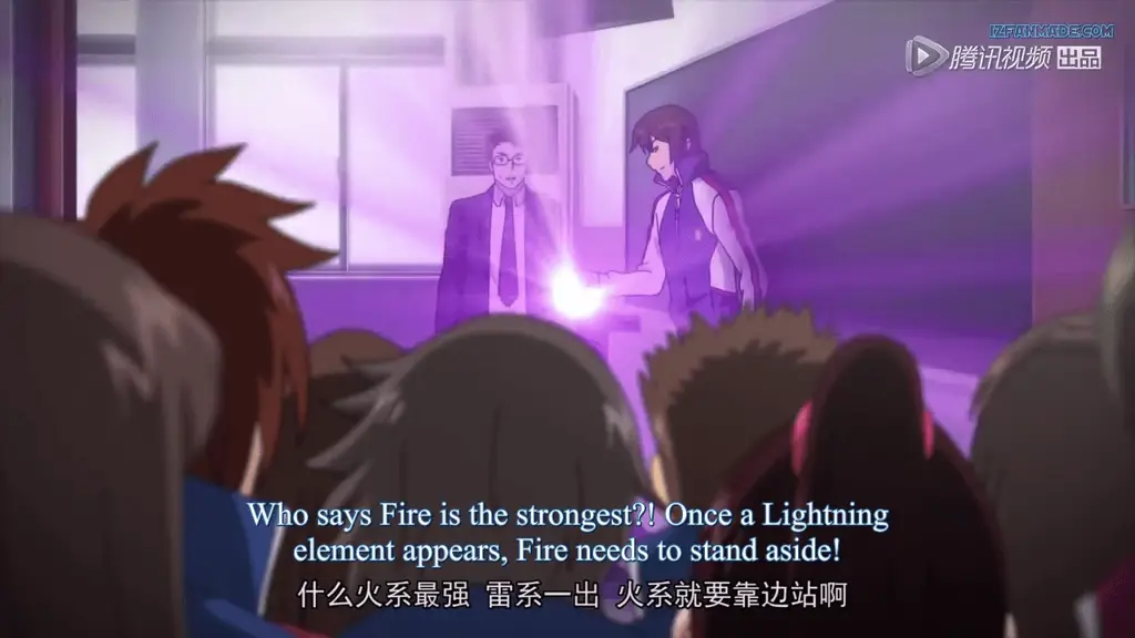 Adegan Aksi Quan Zhi Fashi Gambar adegan sihir dalam anime Quan Zhi Fashi