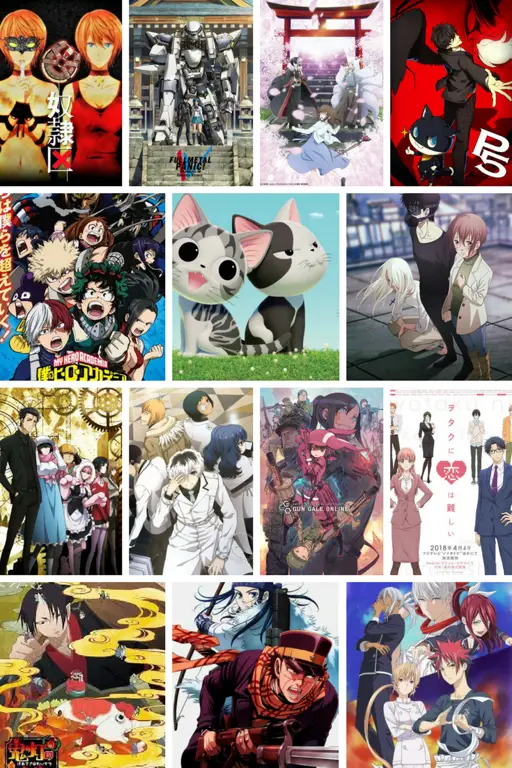 Daftar Lengkap Jadwal Anime Spring, Summer, Fall, Winter 2018