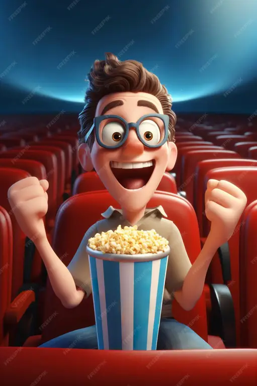 Pengalaman Menonton Anime di Bioskop Orang-orang menonton film anime di bioskop