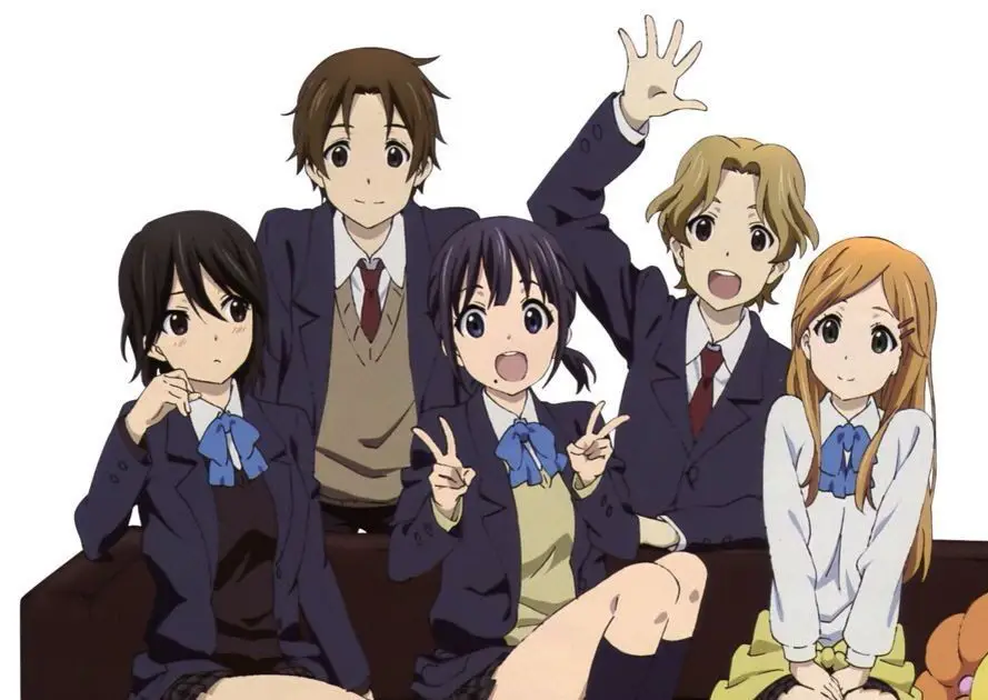 Keseruan Menonton Anime Bareng Teman Gambar sekelompok teman yang sedang menonton anime bersama