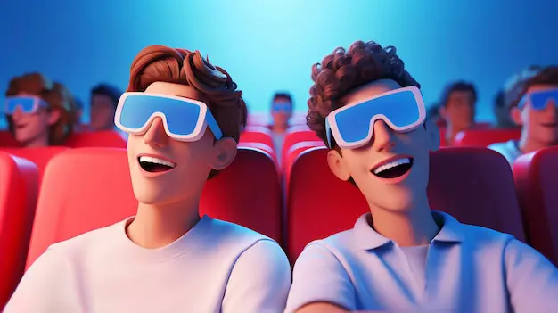 Pengalaman Menonton Anime di Bioskop Para penonton sedang menikmati film anime di bioskop
