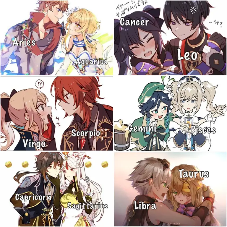 Karakter Anime Favorit Gambar karakter anime populer