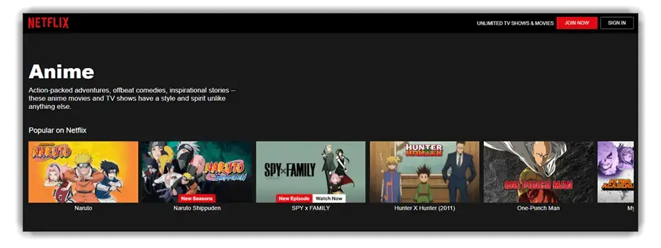 Situs Streaming Anime Perbandingan situs streaming anime