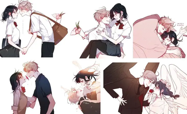 Anime Romantis Terbaru Gambar adegan romantis dari anime