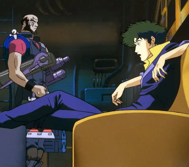 Pengalaman Menonton Anime Gambar seseorang menonton anime di laptop
