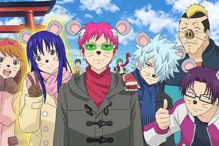 Karakter-karakter Utama dalam Anime Saiki Kusuo Gambar karakter-karakter Saiki Kusuo