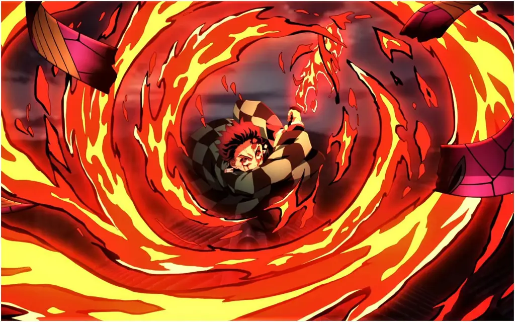 Adegan Pertarungan Pedang Kimetsu no Yaiba Adegan pertarungan pedang Kimetsu no Yaiba