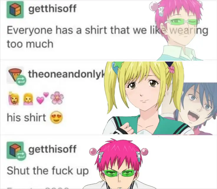 Momen Lucu Saiki Gambar adegan lucu Saiki Kusuo