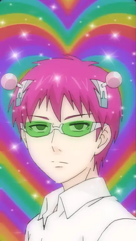 Karakter Utama: Kusuo Saiki Ilustrasi karakter Kusuo Saiki