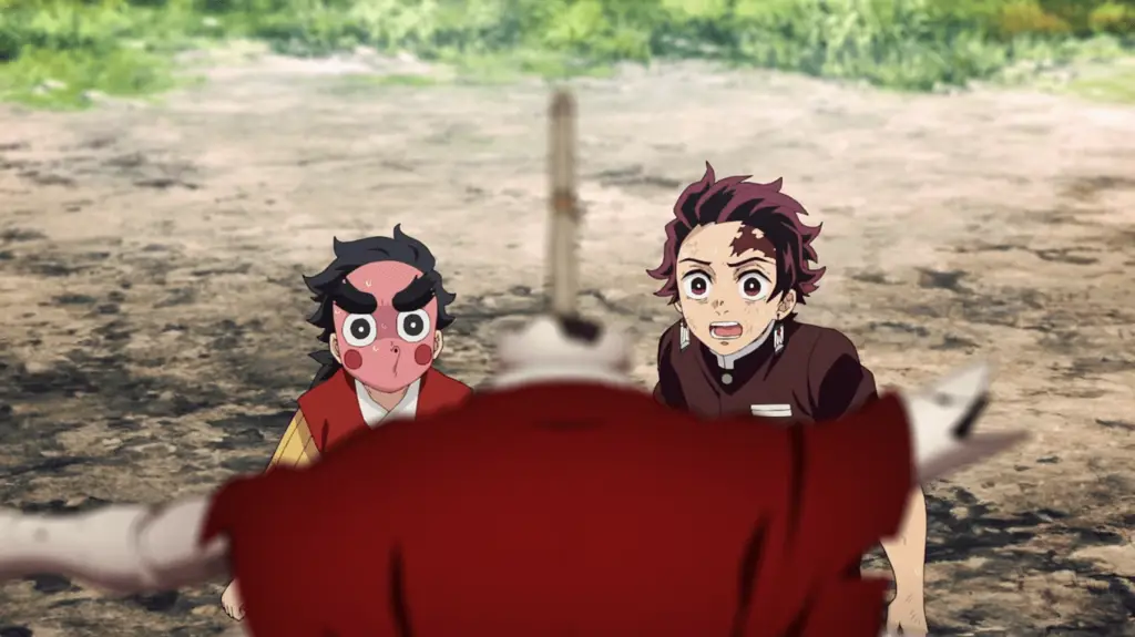 Adegan Aksi yang Menakjubkan Adegan aksi dari Arc Desa Pandai Besi Demon Slayer