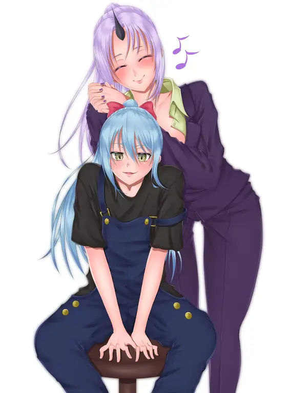 Berbagai karakter pendukung yang menambah keseruan cerita Gambar para karakter dalam anime That Time I Got Reincarnated as a Slime