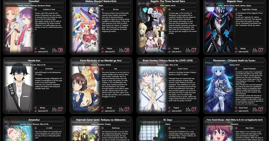Daftar rekomendasi anime terbaik yang tayang pada musim semi 2016 Anime terbaik yang tayang di musim semi 2016