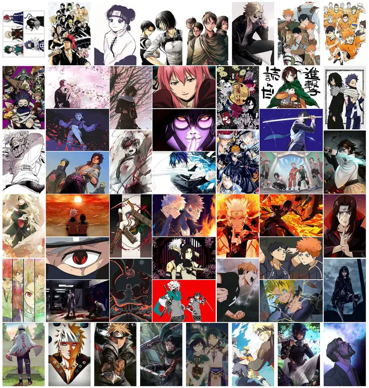 Berbagai Pilihan Anime Musim Semi 2018 Kolase poster anime musim semi 2018