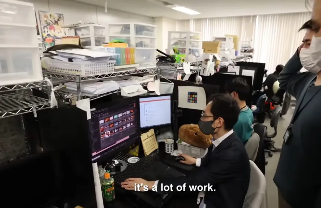 Proses Pembuatan Anime Gambar studio animasi Jepang