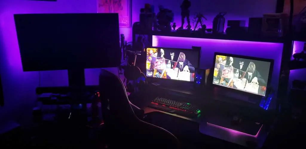 Suasana Menonton Anime yang Nyaman Gambar pengaturan menonton anime yang nyaman