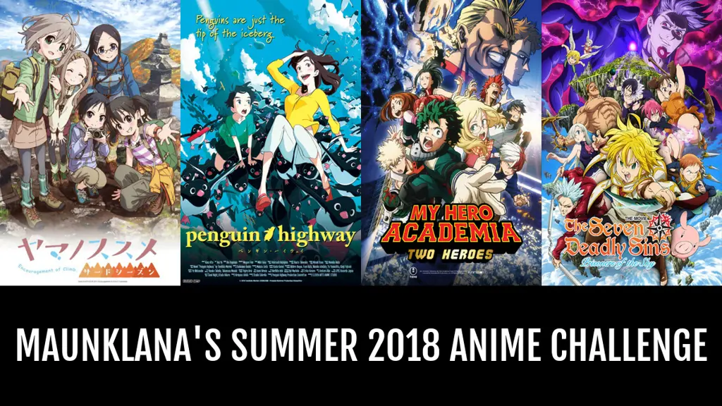 Potongan gambar dari anime-anime terbaik musim panas 2018 Gambar highlight anime summer 2018