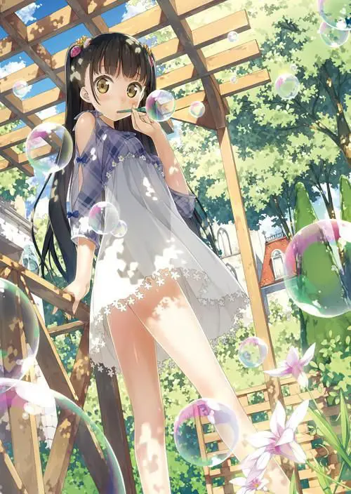 Karakter Anime di Musim Panas Karakter anime dengan pakaian musim panas