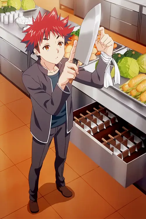 Pertandingan Memasak yang Menegangkan Adegan Kompetisi Memasak di Shokugeki no Soma