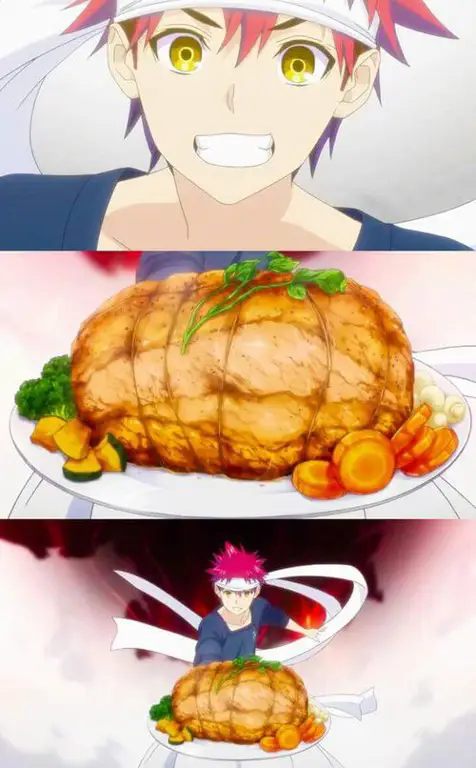 Adegan Memasak di Anime Shokugeki no Soma Adegan Memasak di Anime Shokugeki no Soma