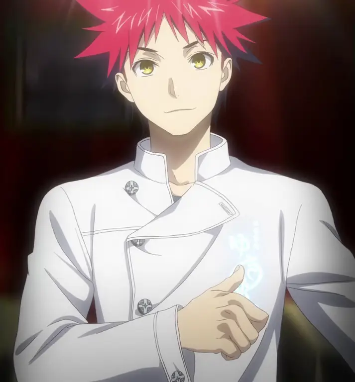 Kemahiran Memasak Soma Yukihira Soma Yukihira sedang memasak dengan serius