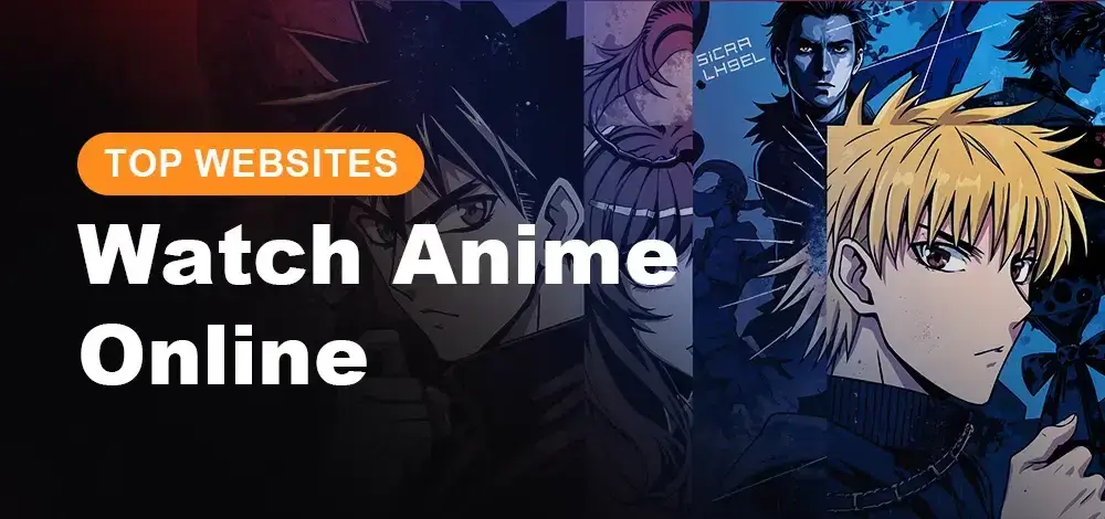 Menikmati Anime Secara Online Gambar seseorang yang sedang menonton anime di laptop