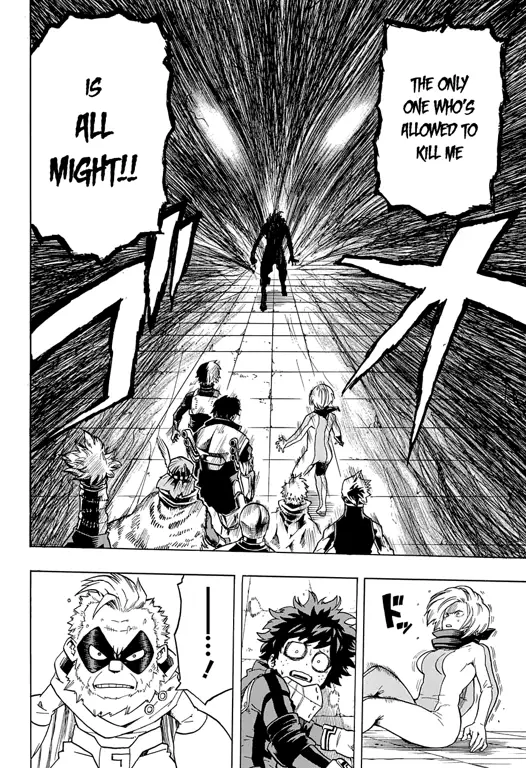 Adegan pertempuran yang intens Panel manga Tate no Yuusha no Nariagari yang menunjukkan adegan pertempuran
