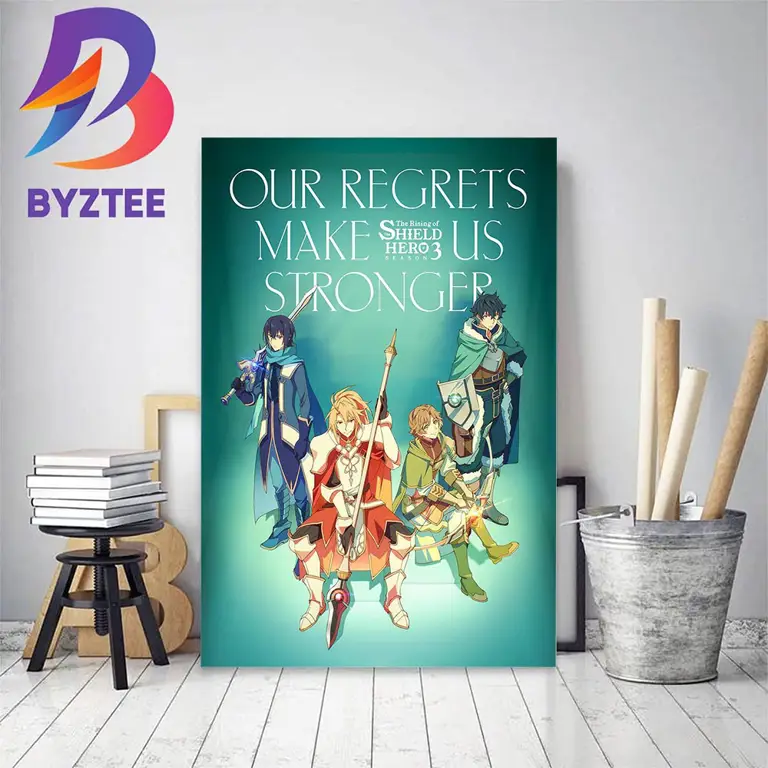 Poster resmi anime Tate no Yuusha no Nariagari Season 2 Poster promosi anime Tate no Yuusha no Nariagari Season 2
