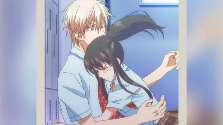 Adegan Romantis Komedi Gambar adegan romantis komedi dari anime
