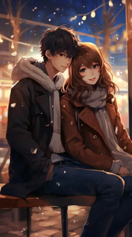 Anime Romance Terbaru Januari 2020 Pasangan anime dalam suasana romantis
