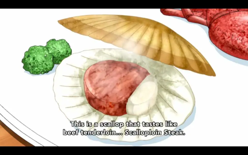 Proses memasak hidangan-hidangan lezat dalam anime Toriko Gambar adegan memasak dalam anime Toriko