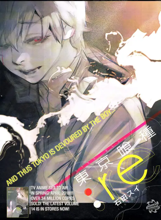 Poster Resmi Tokyo Ghoul:re Poster Anime Tokyo Ghoul:re