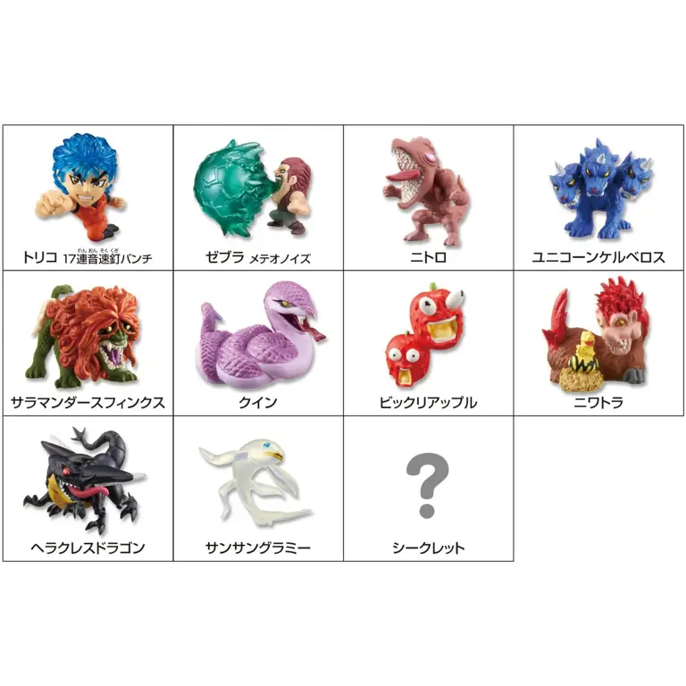Bahan Makanan Legendaris dalam Dunia Toriko Gambar berbagai macam bahan makanan unik dalam anime Toriko
