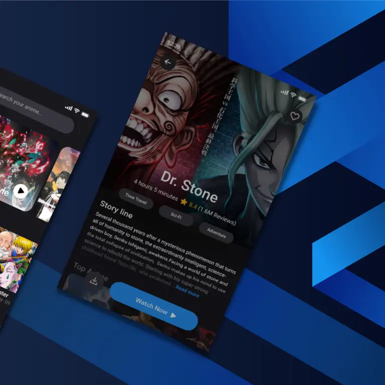 Mencari Anime di Situs Streaming Antarmuka situs streaming anime