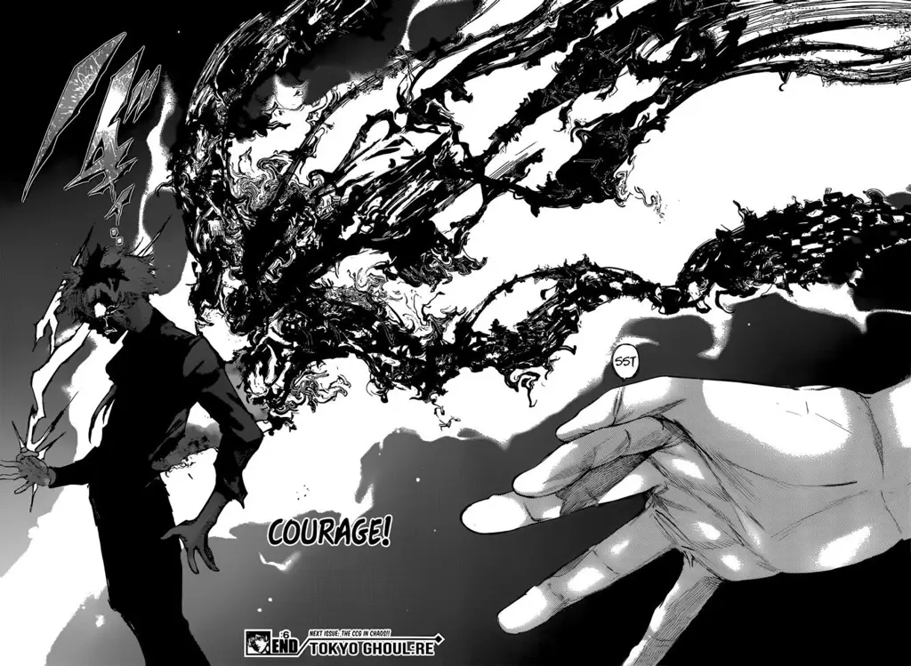 Haise Sasaki, karakter utama dalam Tokyo Ghoul:re Gambar Haise Sasaki dari Tokyo Ghoul:re