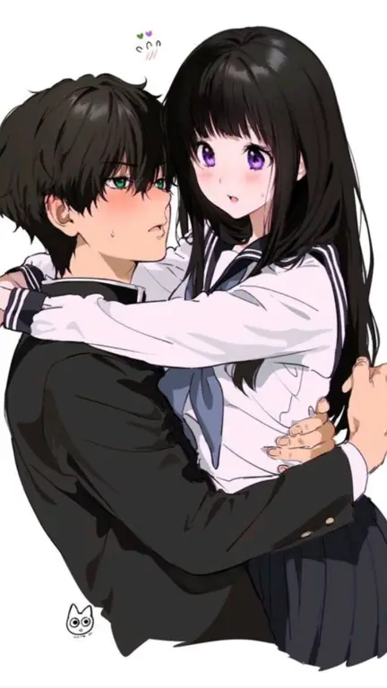Adegan Romantis Anime 2018 Pasangan anime romantis dari anime yang rilis tahun 2018