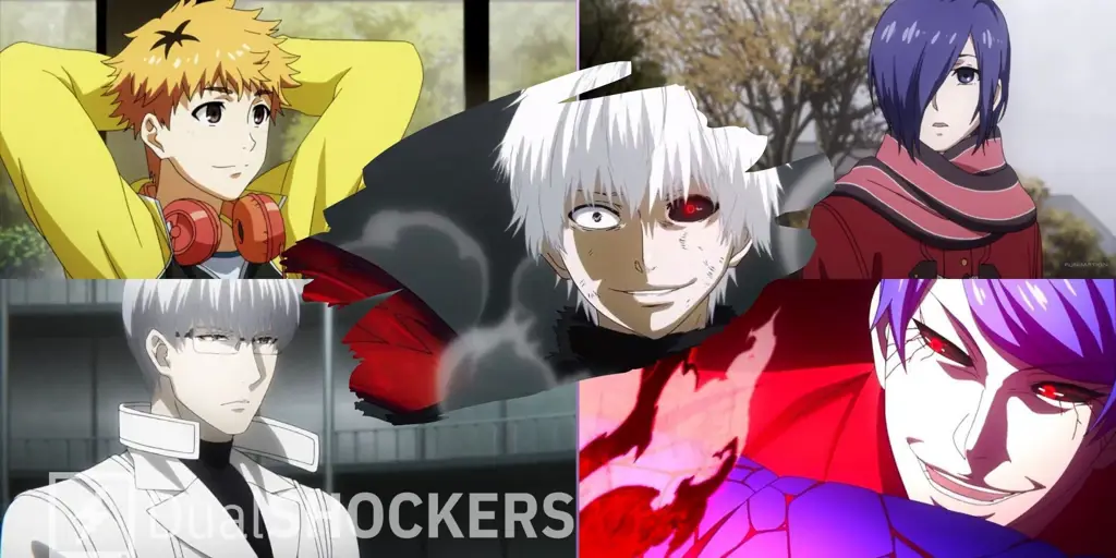 Karakter-karakter utama Tokyo Ghoul:re Gambar para karakter di Tokyo Ghoul:re