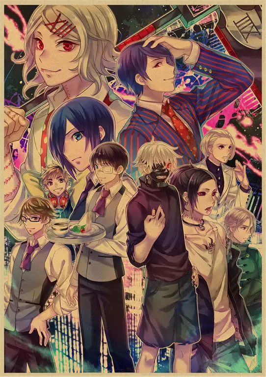 Poster Tokyo Ghoul:re Poster resmi anime Tokyo Ghoul:re
