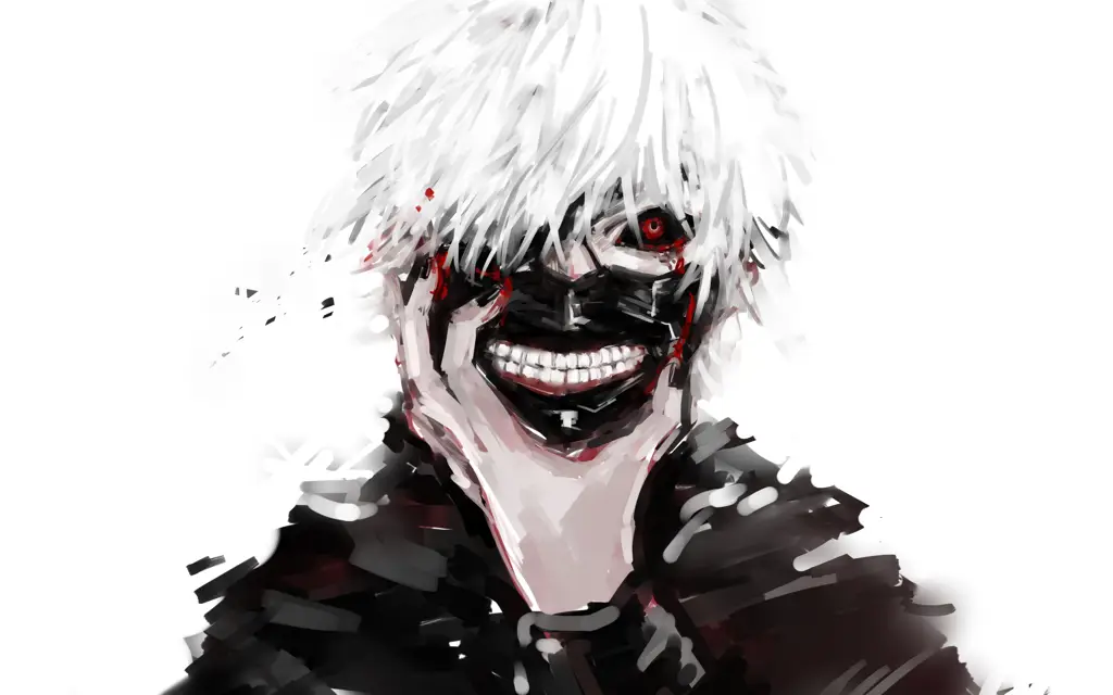 Ken Kaneki, tokoh utama dalam Tokyo Ghoul:re Gambar Ken Kaneki dari anime Tokyo Ghoul:re