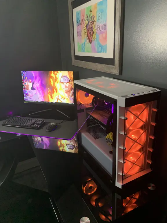 Setup Menikmati Anime Gambar setup menonton anime yang nyaman