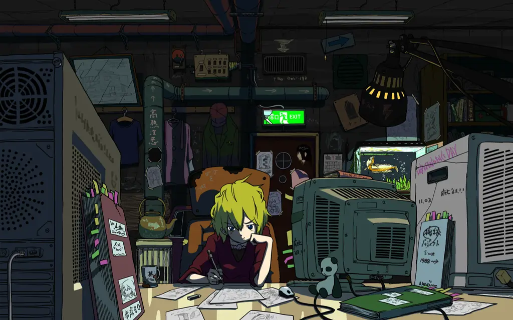 Menikmati Anime Lewat Streaming Gambar seseorang menonton anime di laptop