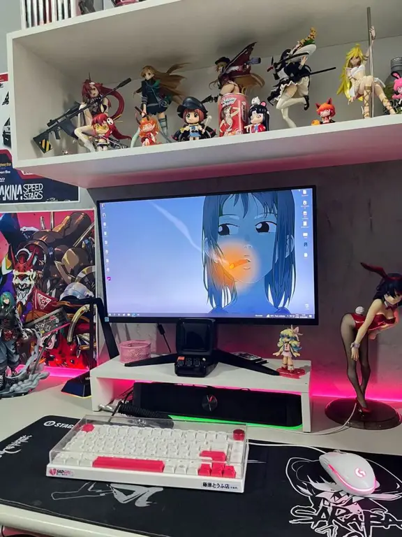 Gambar suasana menonton anime yang nyaman