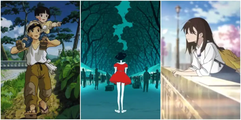 Menikmati Anime di Televisi Orang menonton anime di televisi
