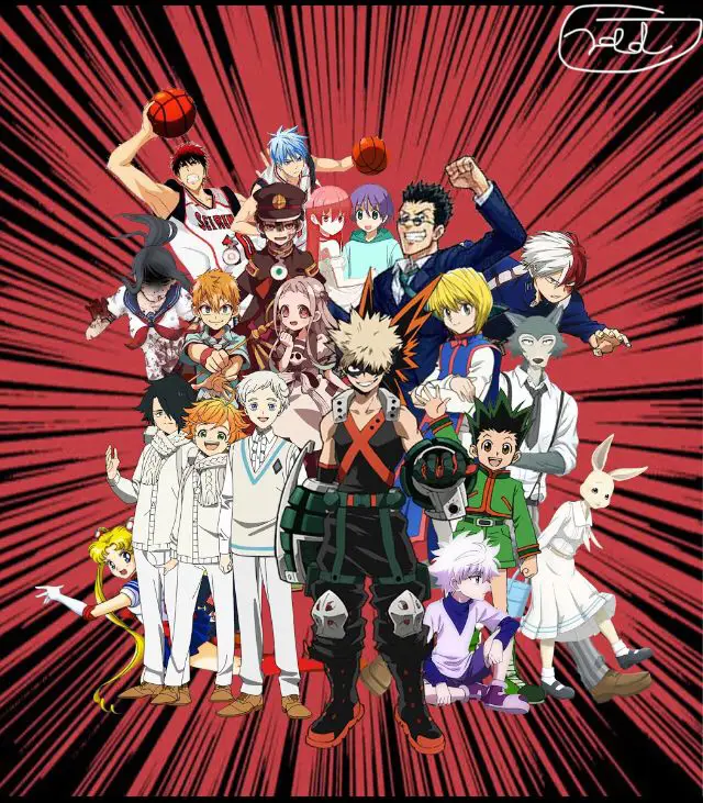 Anime untuk semua selera Berbagai karakter anime