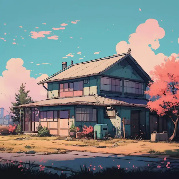 Menikmati Anime di Rumah Gambar orang menonton anime di rumah