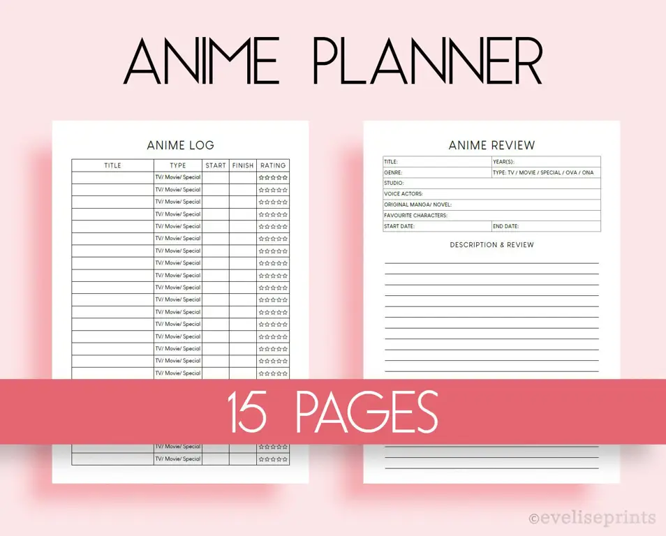 Template Jadwal Anime Polosan: Download Gratis & Mudah Digunakan!
