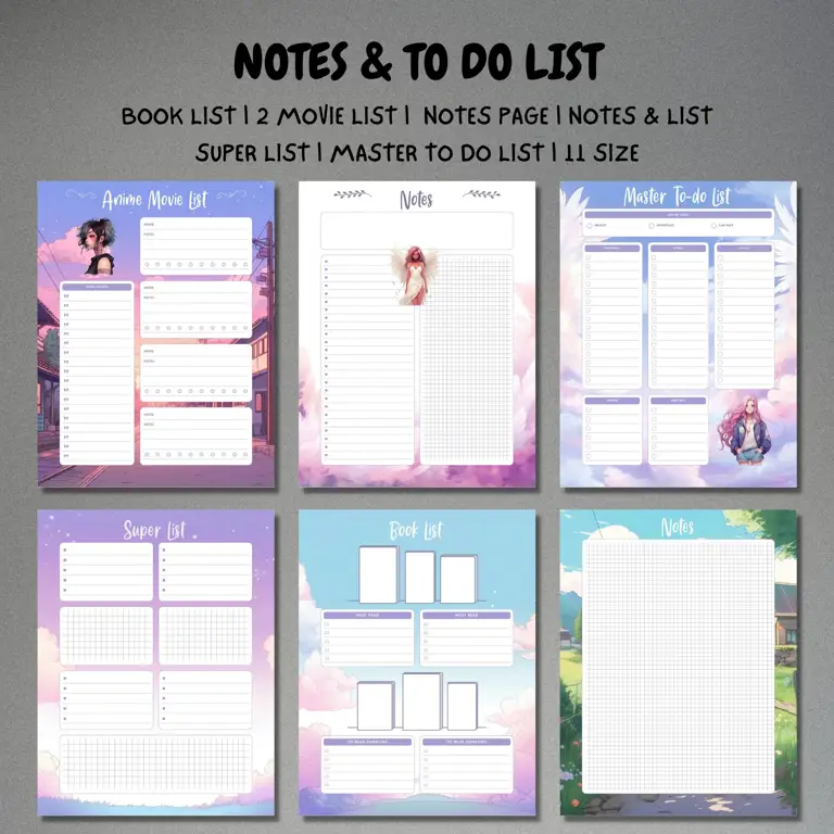 Template Jadwal Anime dengan Kode Warna Contoh template jadwal anime polosan yang telah dimodifikasi dengan kode warna